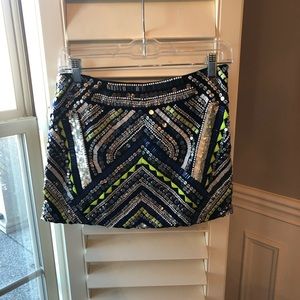 Parker Beaded Mini Skirt